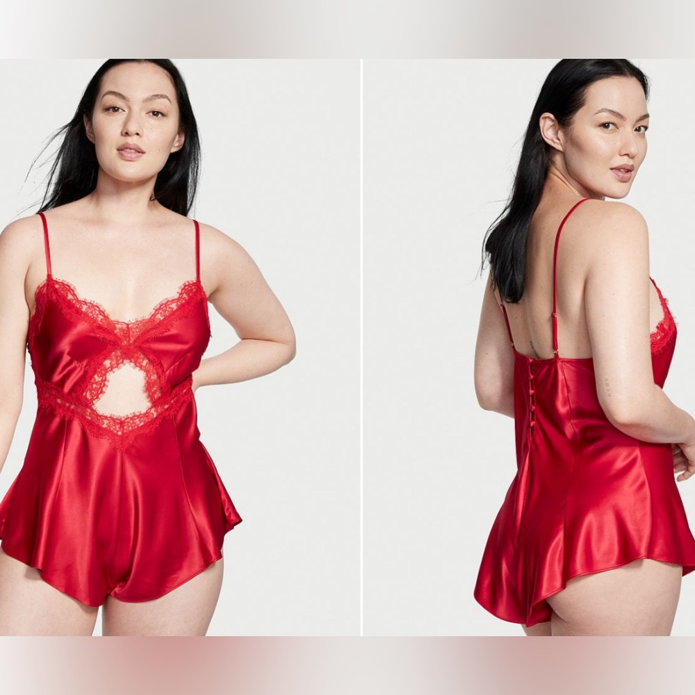 Satin and Lace lingerie / Romper
